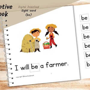Adapted books for Speech Therapy Special Education, write and trace, sight words, sight words