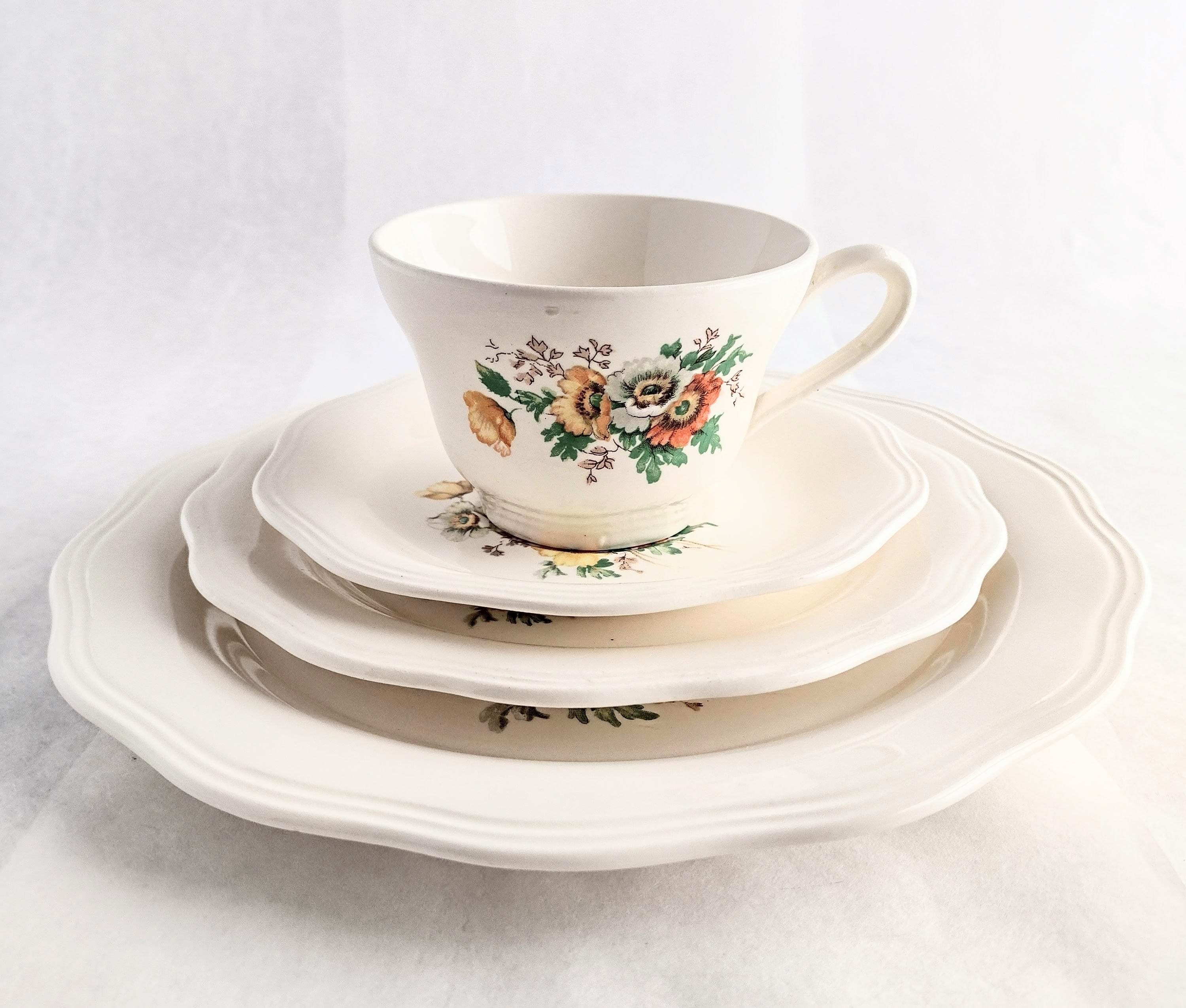 非売品MPM saxonia   30anniversary  大皿 プレート French Saxon China - Circa Late 1930s - Etsy