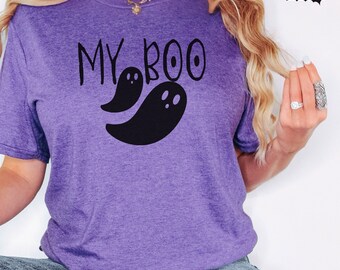 My Boo Tshirt, Couples Halloween Shirt, Shirt for Halloween, Spooky Season Shirt, Matching Couples TShirt, Halloween Love Shirt