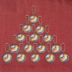Unitarian Universalist A2C Welcoming Congregation Charms LGBT - Set of 15