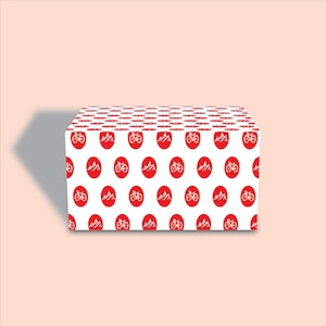 Carta da regalo per ciclisti – Design a pois rossi ispirato al Tour de France per ciclisti e amanti della bici