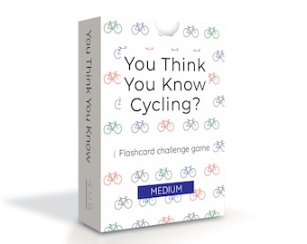 Juego de cartas de trivia sobre ciclismo: un regalo para ciclistas