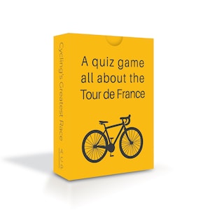 A Quiz Game About the Tour de France – Fun Cycling Gift with 156 Questions for Cyclists | Ideal Gift for Men Who Love Bikes