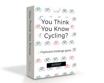Cycling Flashcard Game: Cycling Gifts for Cyclists Expert Level