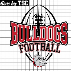 Bulldogs Football | Digital Download | .PNG  | Sublimation Ready | Direct to Film Ready