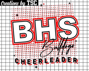 Bulldogs Cheerleading | Digital Download | .PNG  | Sublimation Ready