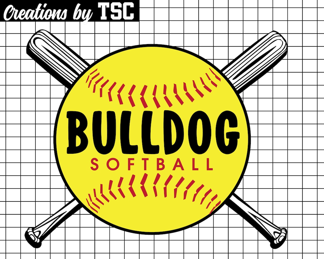Bulldogs Softball Digital Download .PNG Sublimation Ready Etsy