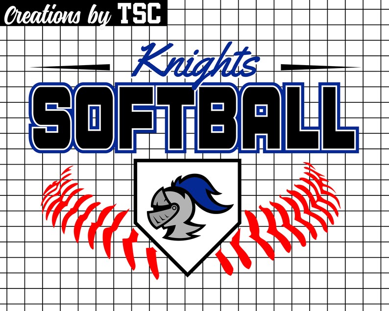 Knights Softball Digital Download .PNG Sublimation Ready Etsy