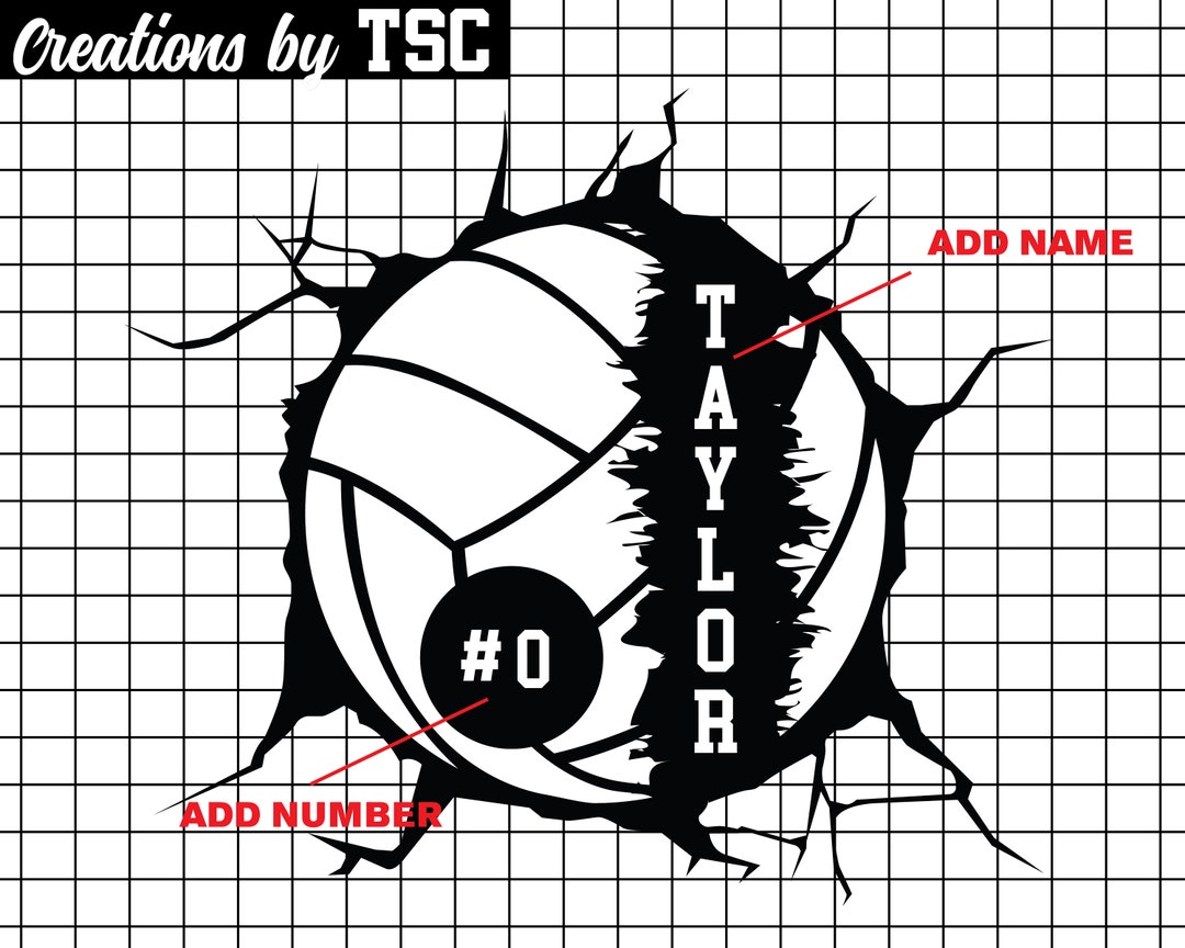 Volleyball Exploding Svg Volleyball Breaking Wall | Digital Download | .PNG .SVG | Circuit Ready ...