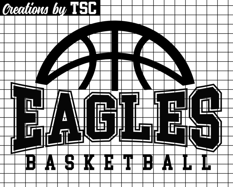 Eagles Basketball Digital Download .PNG .SVG Circuit Etsy