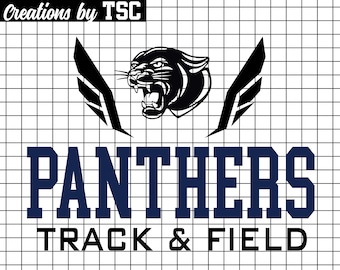 Panther Track and Field | Digital Download | .PNG .SVG | Circuit Ready | Sublimation Ready