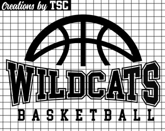 Wildcats Basketball | Digital Download | .PNG .SVG | Circuit Ready | Sublimation Ready