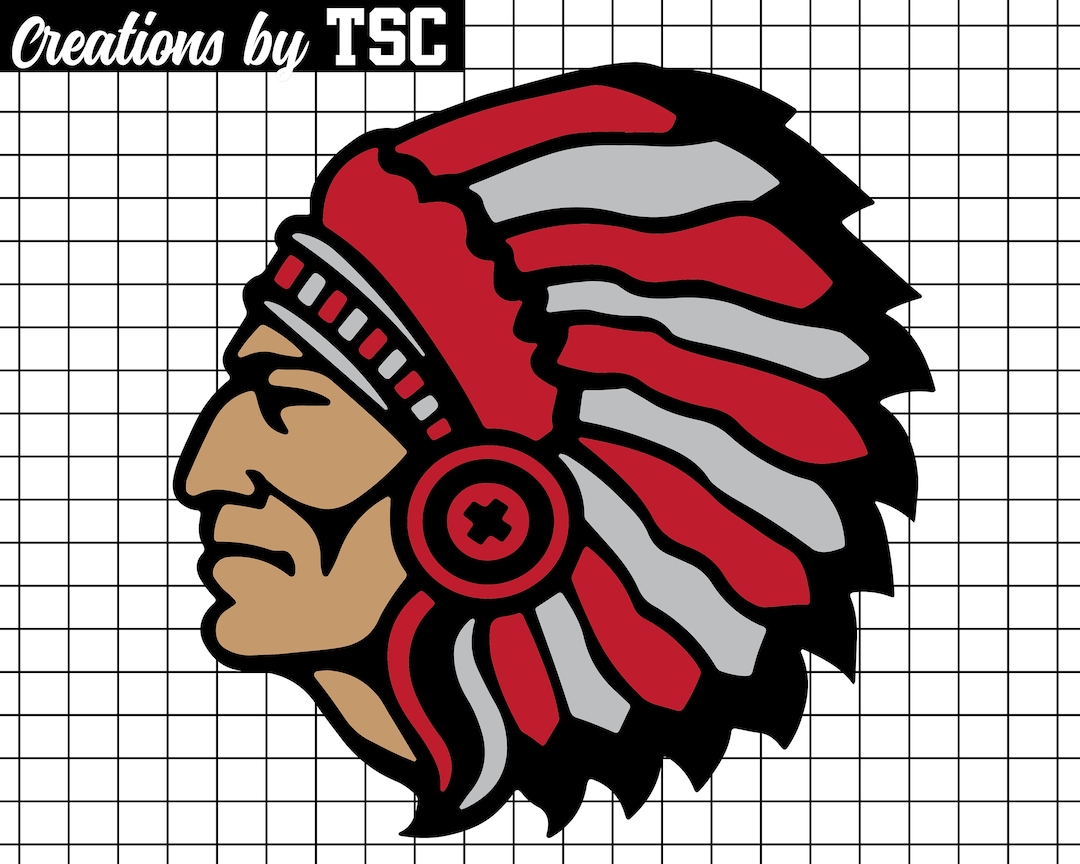 Indians Mascot | Digital Download | .PNG .SVG | Circuit Ready ...