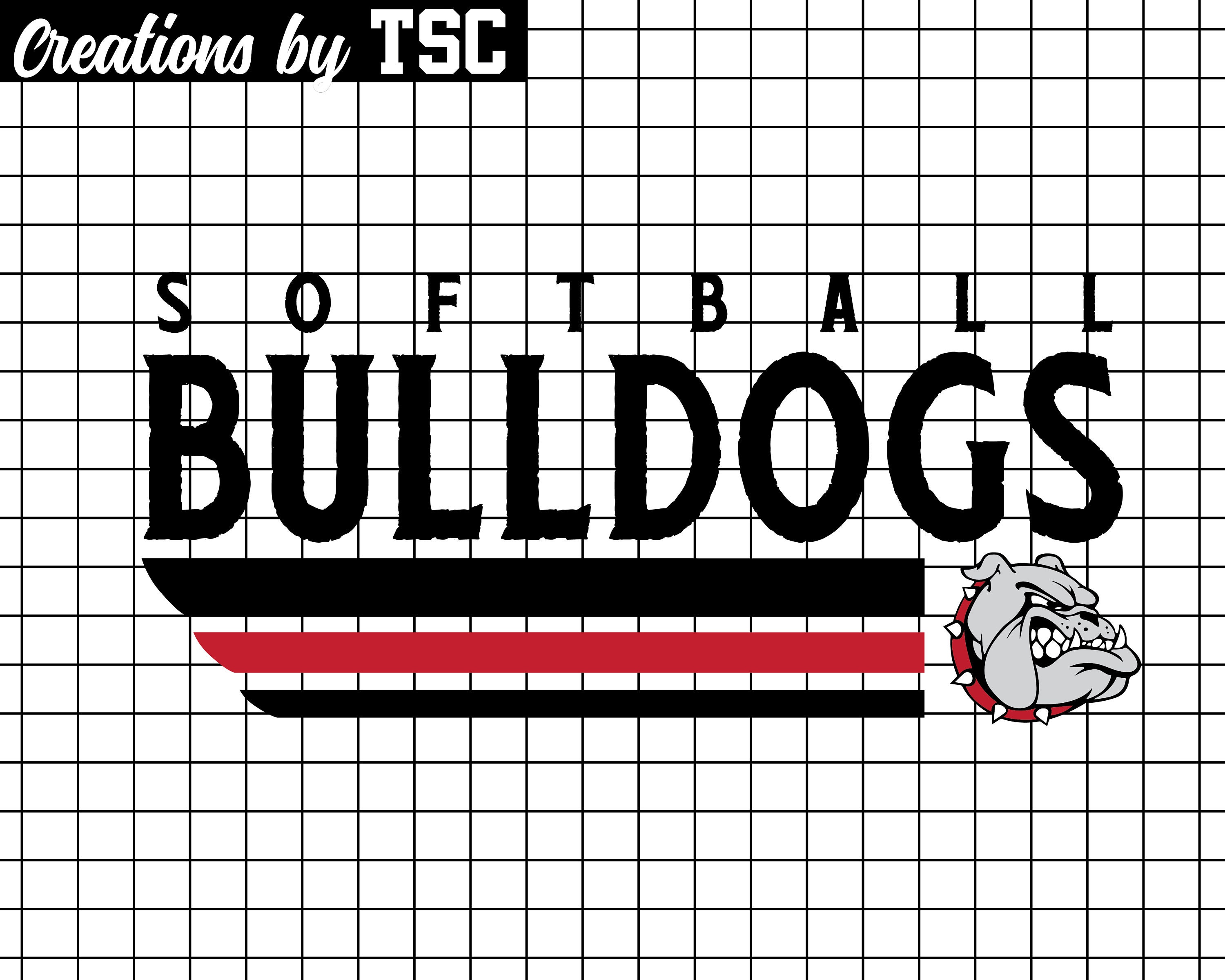 Bulldogs Softball Digital Download .PNG Sublimation Etsy
