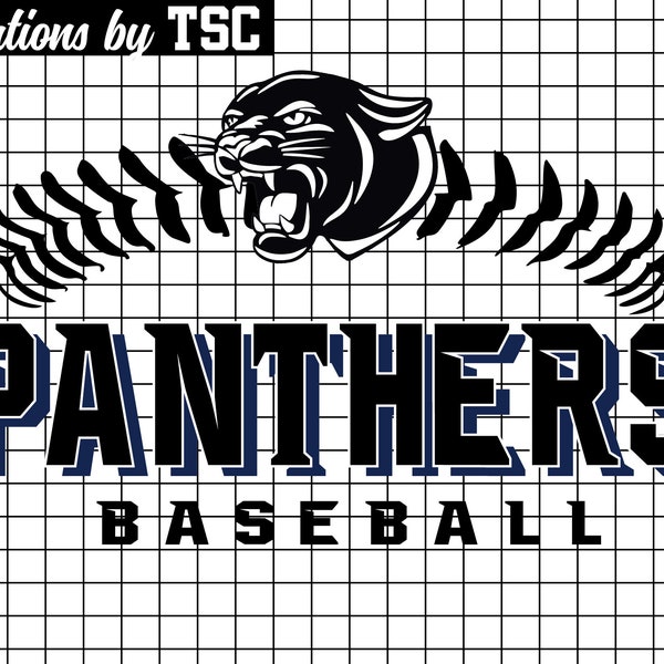 Panther Baseball | Digital Download | .PNG .SVG | Circuit Ready | Sublimation Ready