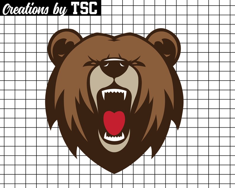 Perth Bears Vector File Bears Mascot | Digital Download | .PNG .SVG | Circuit Ready ...