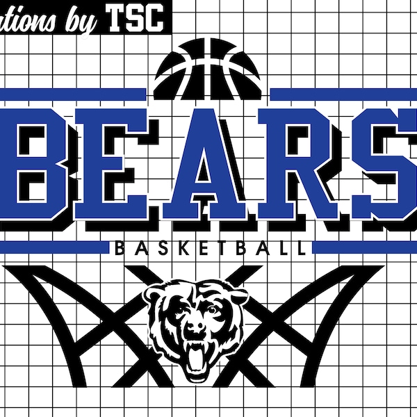 Bears Basketball / Descarga digital / .PNG / Sublimación lista