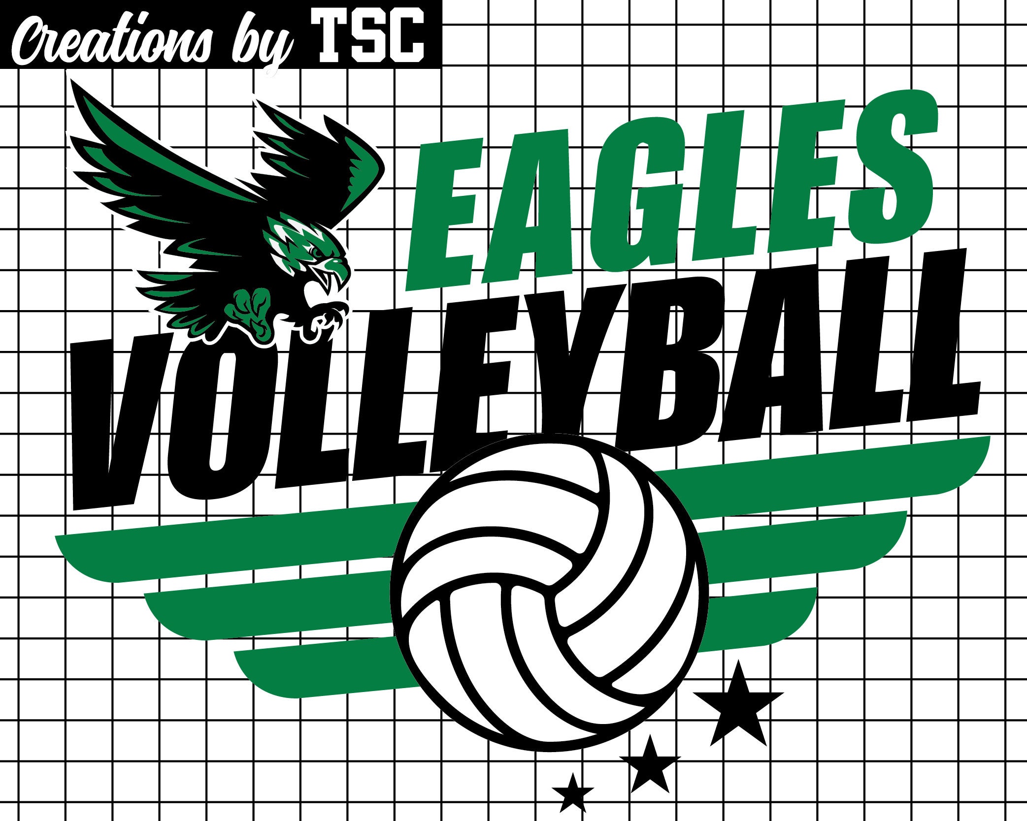 Volleyball Eagle Logo T-Shirt Design Vector – ThreadBasket