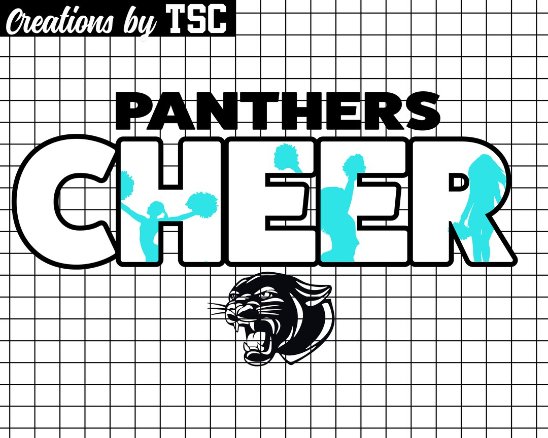 Panther Cheer Digital Download .PNG Sublimation Ready - Etsy