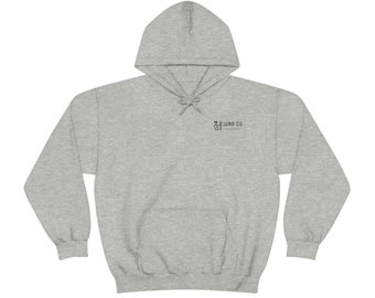 Korean-Canadian Designed Hoodie, Jung Clothing, Korean Logo, Unique and New Design, Unisex Heavy Blend Hooded Sweatshirt