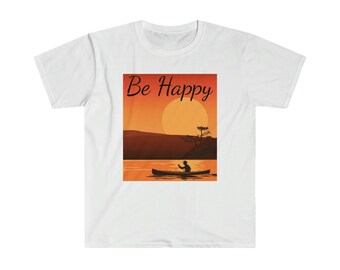 Be Happy - T-shirt de style doux Unisexe