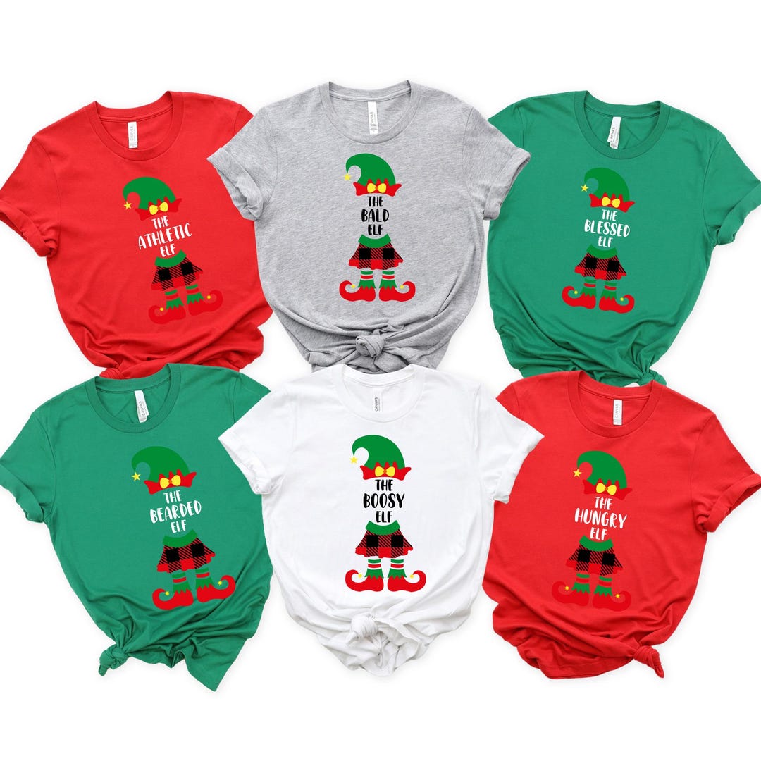 Custom the Elf Shirt, Custom Elf Shirt, Christmas Family Matching ...