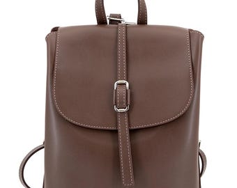 Mini Backpack Purse for Women, Small Everyday Backpack Bag, Vegan Leather Minimalist Travel Daypack