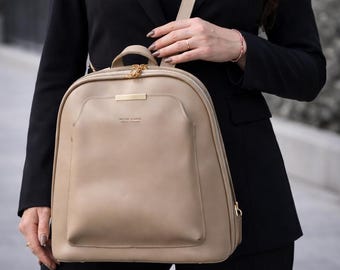 Convertible Vegan Leather Backpack for Women, 3-in-1  display picture 3