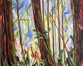 Adoette – Original Abstract Painting – Art Inspired by Quiet Journeys – Acrylic Canvas Art