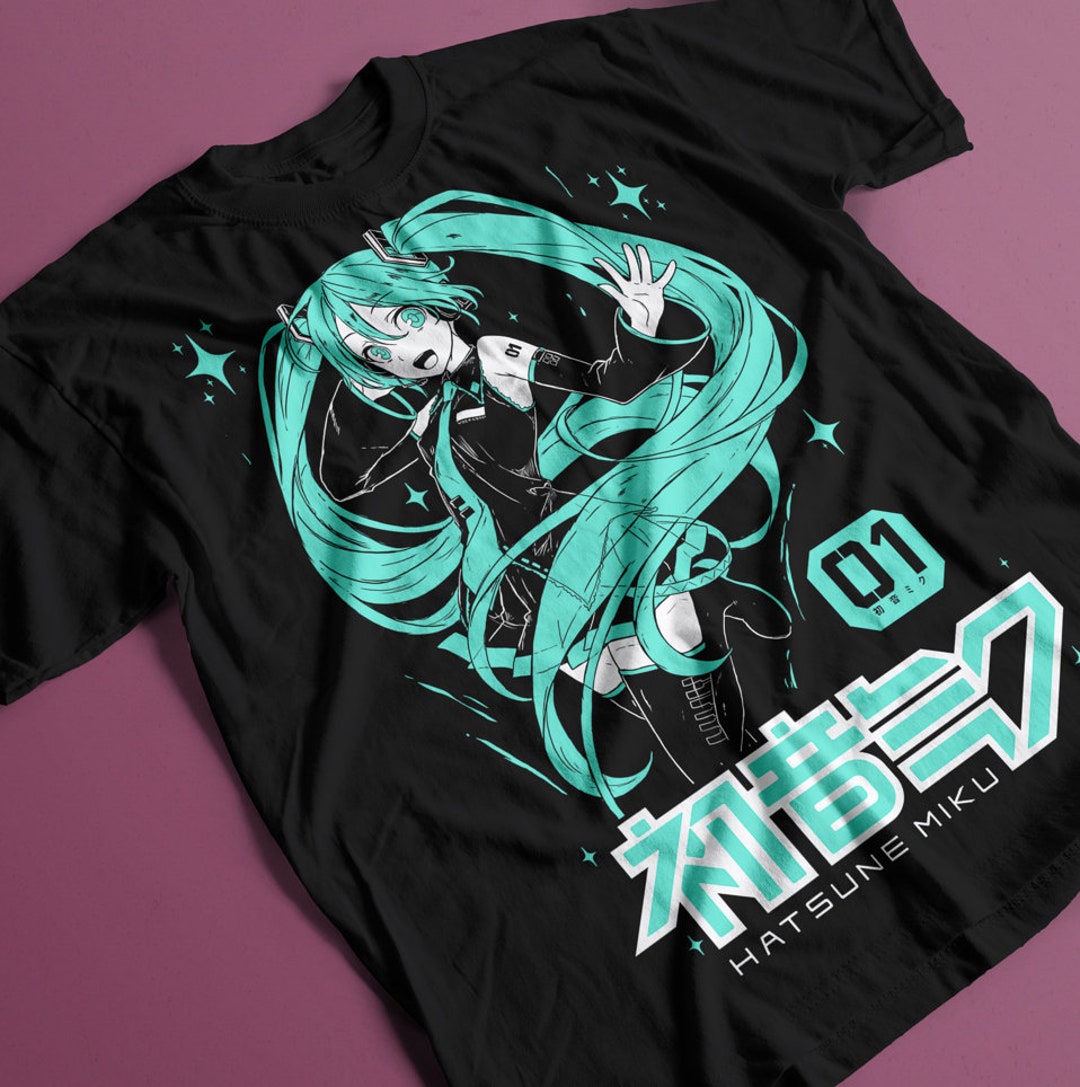 Hatsune Miku Shirt Miku Hatsune Shirt Anime Shirt Anime Etsy Australia