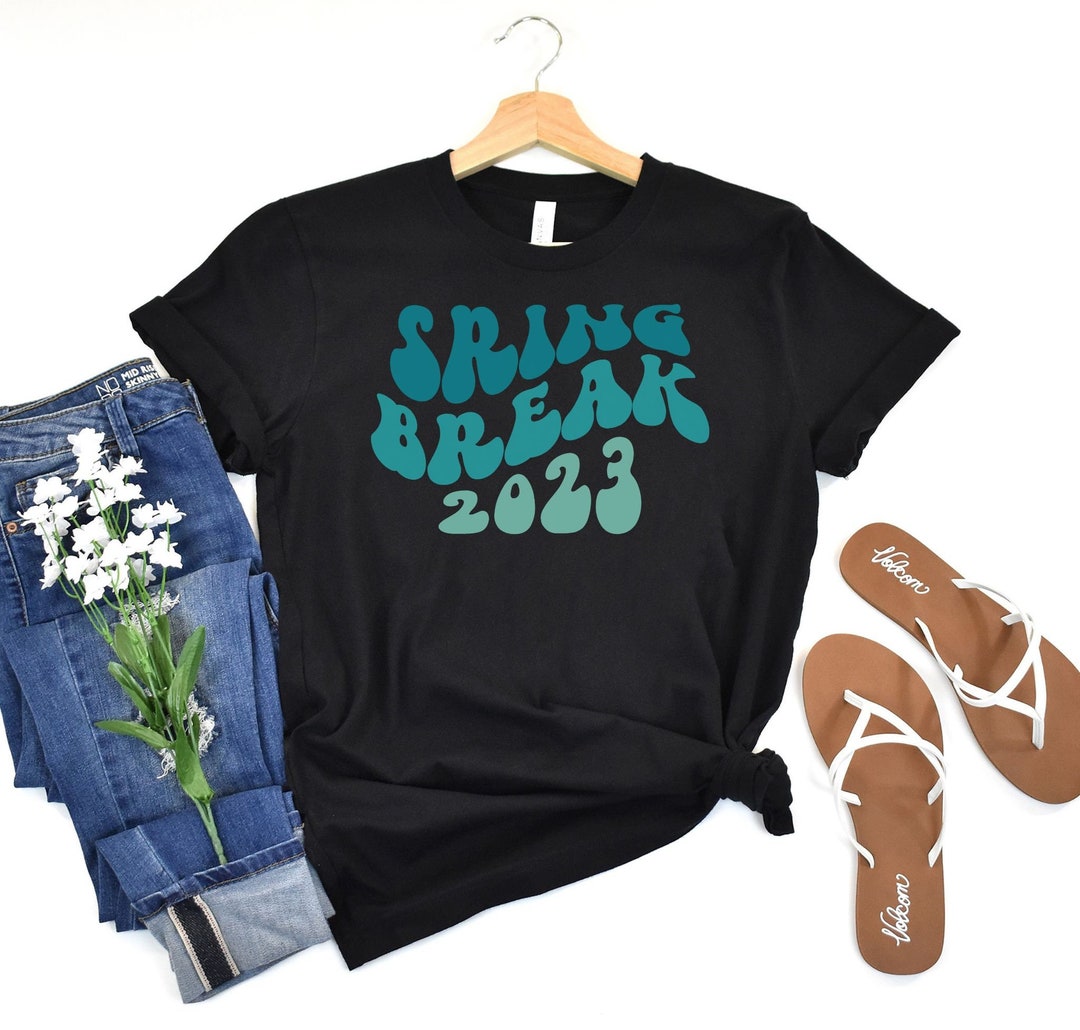Spring Break Tshirt 2023 Spring Break Vibes Retro Shirt - Etsy