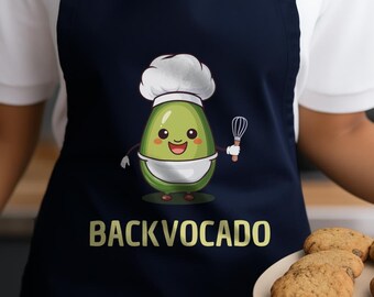 Lustige Schürze Avocado | Backschürze vegan backen | Küchenschürze lustig | Kochschürze | vegane Geschenke | Geschenke für Veganer | Avocado