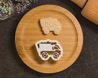 Cortador de galletas de camión | Galletas de baby shower | Galletas de coche | Regalos para el nacimiento de un niño | Ideas para fiestas de revelación de género | decoración de baby shower