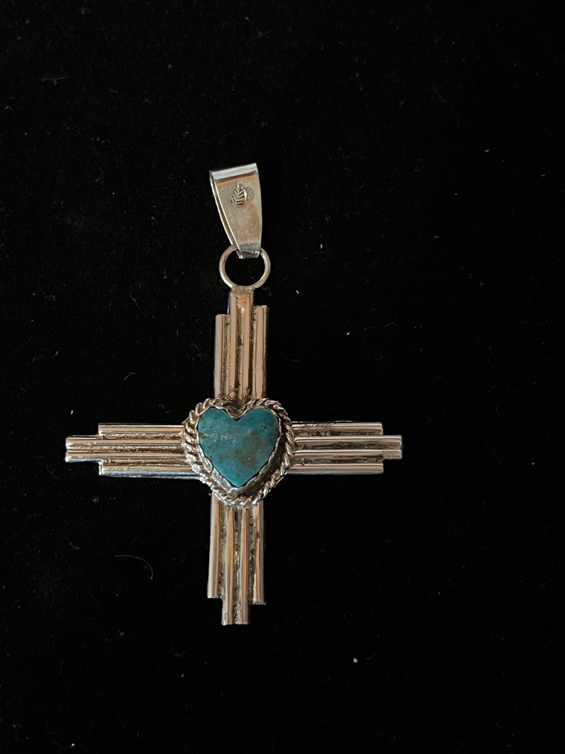 Zia Turquoise Pendant, Southwestern Design, Turquoise Pendant, Gifts