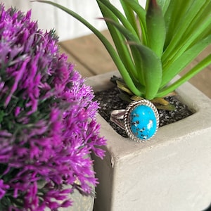 Sleeping Beauty Ring, Southwestern design, Turquoise Ring, Sleeping Beauty Mine, Arizona Turquoise