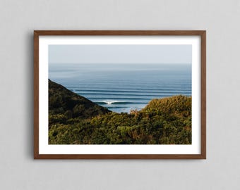 Ribeira D&#39;Ilhas, Ericeira, Portugal - Fine Art Big Wave Surf Poster, Beachy Wall Art, Aesthetic Print Photography