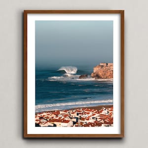 Die größte Welle der Welt, Nazaré, Portugal - Fine Art Big Wave Print, Surf Poster, Beachy Wall Art Fotografie, Ozean Foto Poster