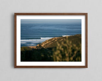 Ribeira D'Ilhas, Ericeira, Portugal II - Fine Art Big Wave Surf Poster, Beachy Wall Art, Aesthetic Print Photography