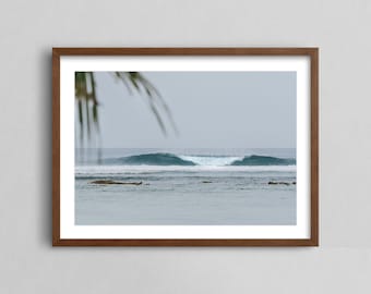 Cloud 9, Siargao, The Pacific Ocean, Siargao Island, Philippines - Fine Art Surf Poster, Ocean Photography Print