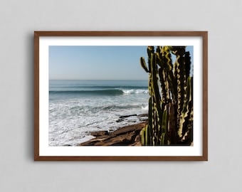 Morocco Print - Anchor Point IIII, Taghazout, Agadir, Morocco - Fine Art Surf Poster, Beachy Wall Art Poster, Aesthetic Print Photography