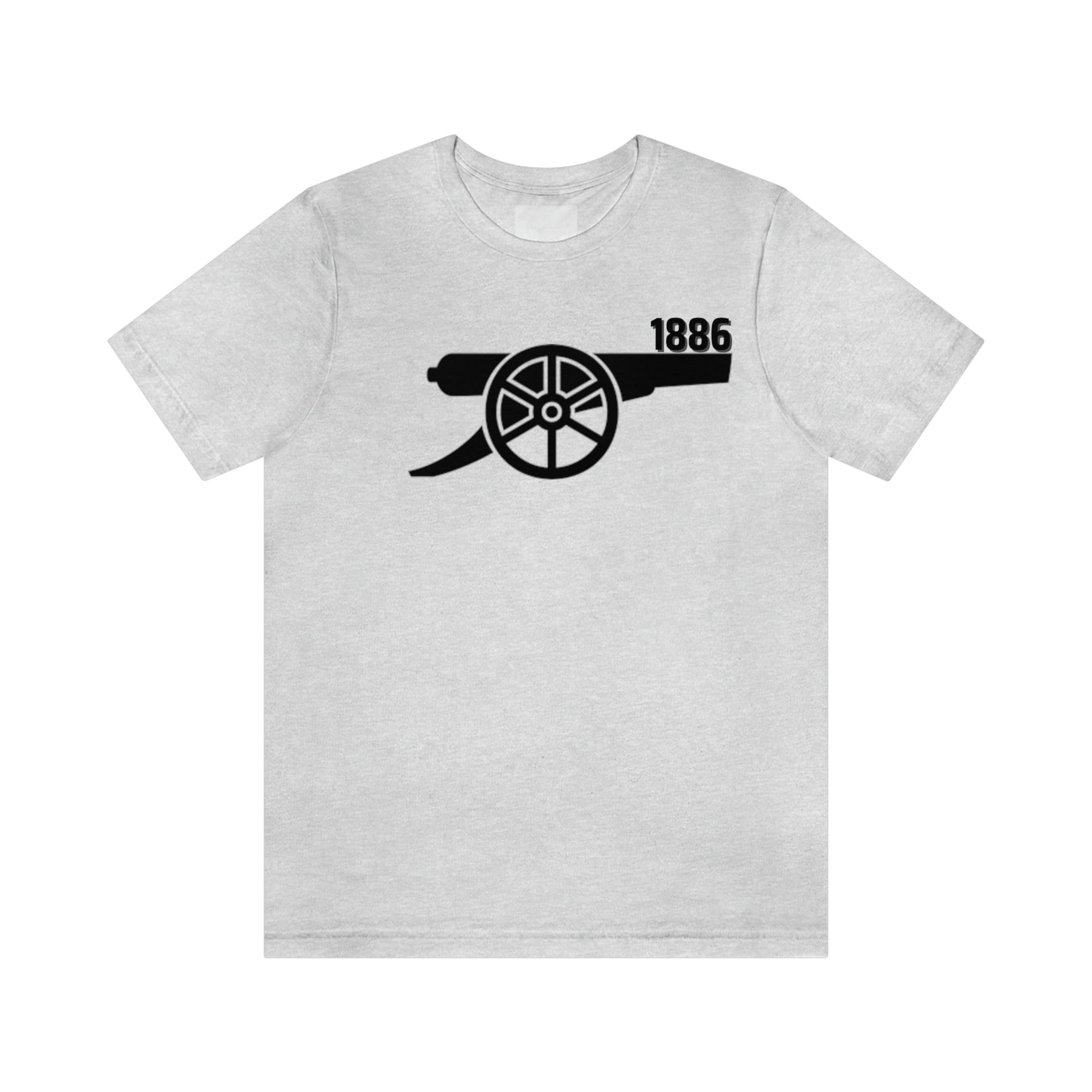 Arsenal FC Cannon 1886 Unisex Jersey Short Sleeve Tee - Etsy