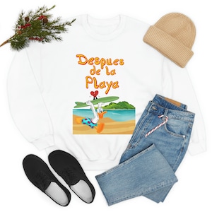 Bad Bunny Disney Despues De La Playa Unisex Heavy Blend Crewneck Sudadera