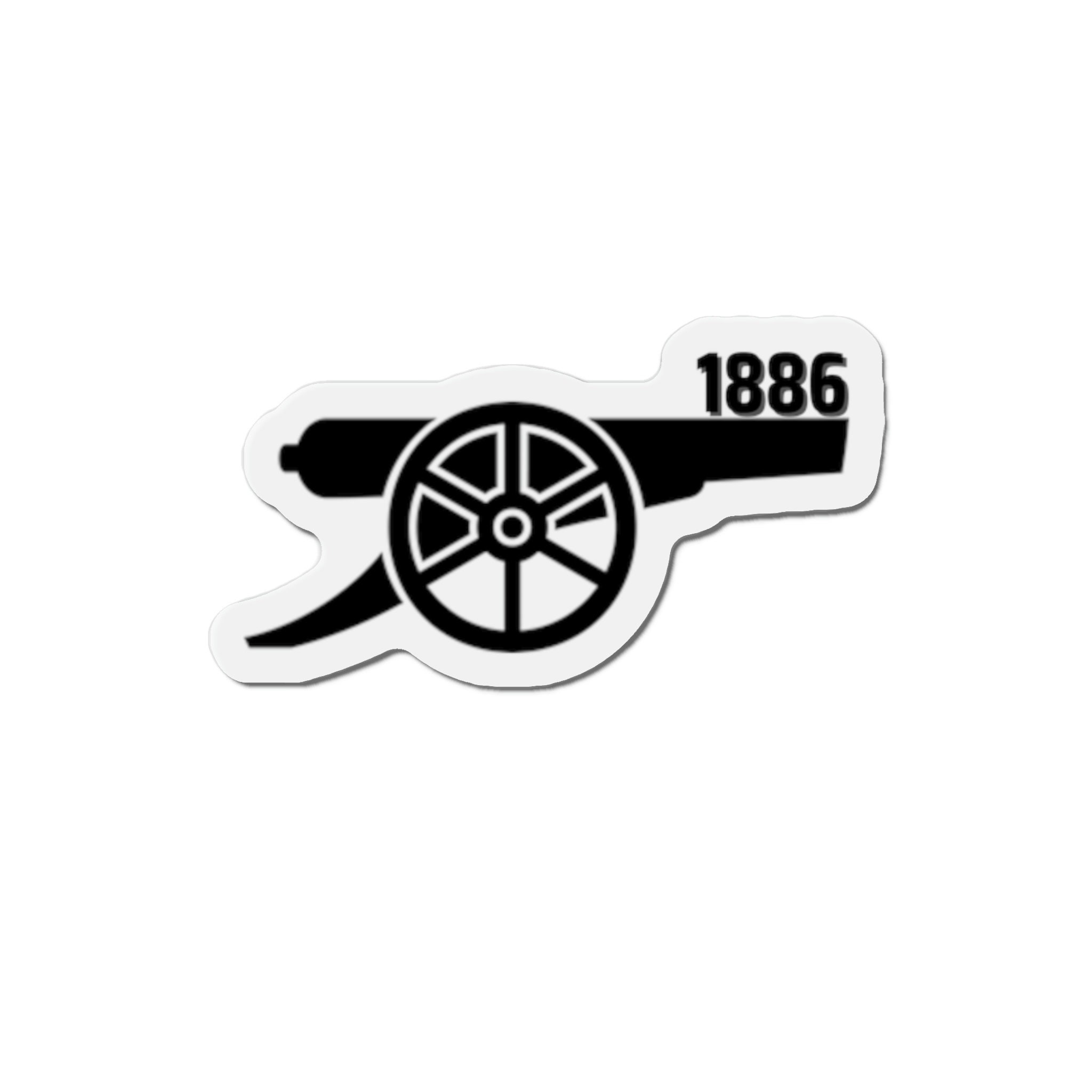 Arsenal FC Cannon 1886 Die-cut Magnets - Etsy