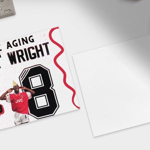 Ian Wright *Digital* Cartão de Aniversário Futebol/Futebol (Download Instantâneo)