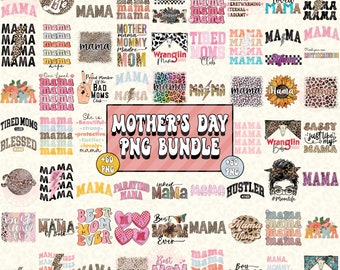 Mother day SVG bundle, mothers day png, mama svg, mom Png, mama leopard png, blessed mama svg, mom life png, mom sublimation design
