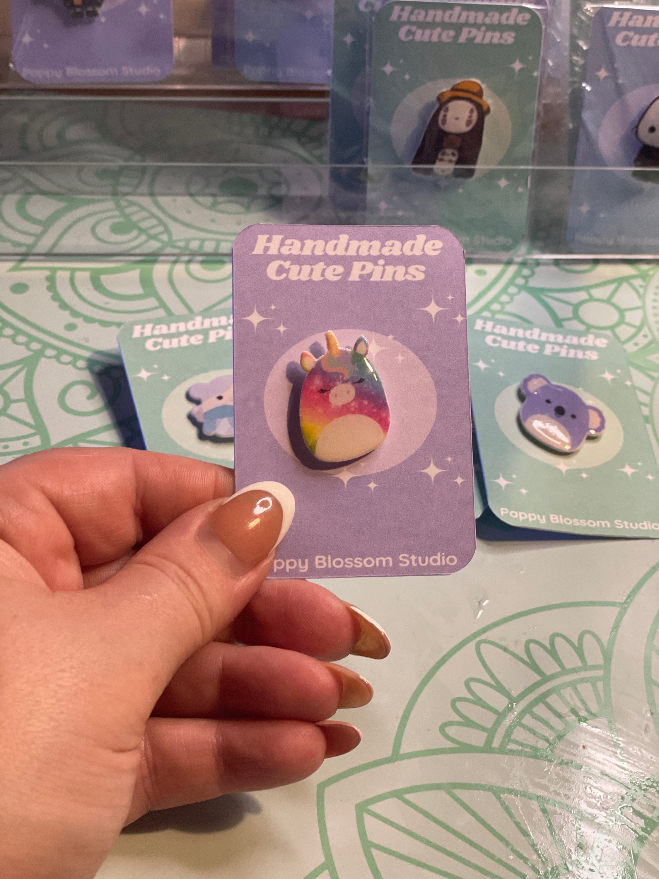 Handmade Squishmallow Rainbow Unicorn Etsy UK