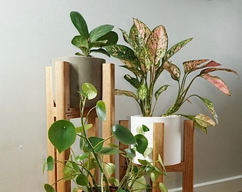 Plant Stand Handmade riciclato bellissimo legno duro. Il miglior supporto per pentole, facile conservazione