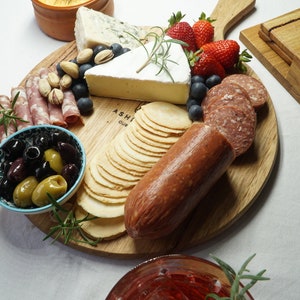 Cheeseboard Gift. Recycled Timber Handmade Charcuterie Board