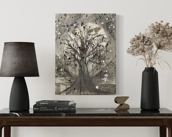 Abstract tree painting