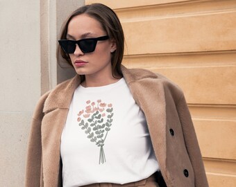 Flower Bouquet Short Sleeve Tee